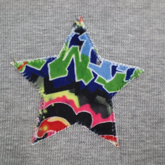 Jack & Nicole Star Graphic Tee Toddler 2 Gray Casual Simple Cute Kawaii Gift NWT - Picture 4 of 7